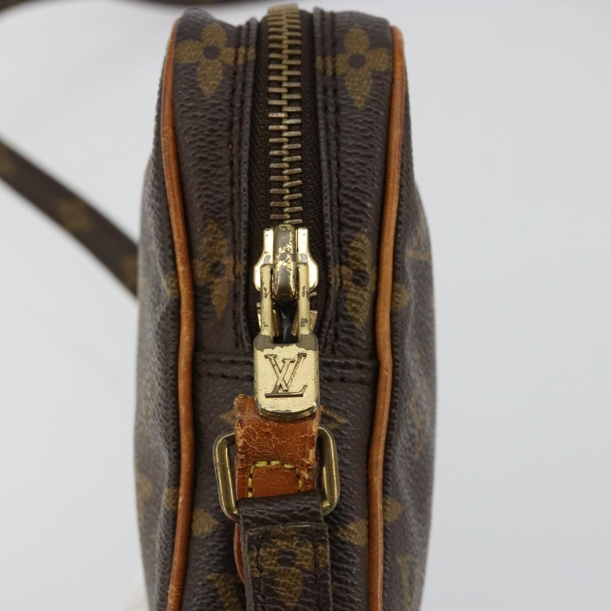 Louis Vuitton Danube Monogram Canvas Brown Canvas Shoulder Bag Bag (Pre-Owned)