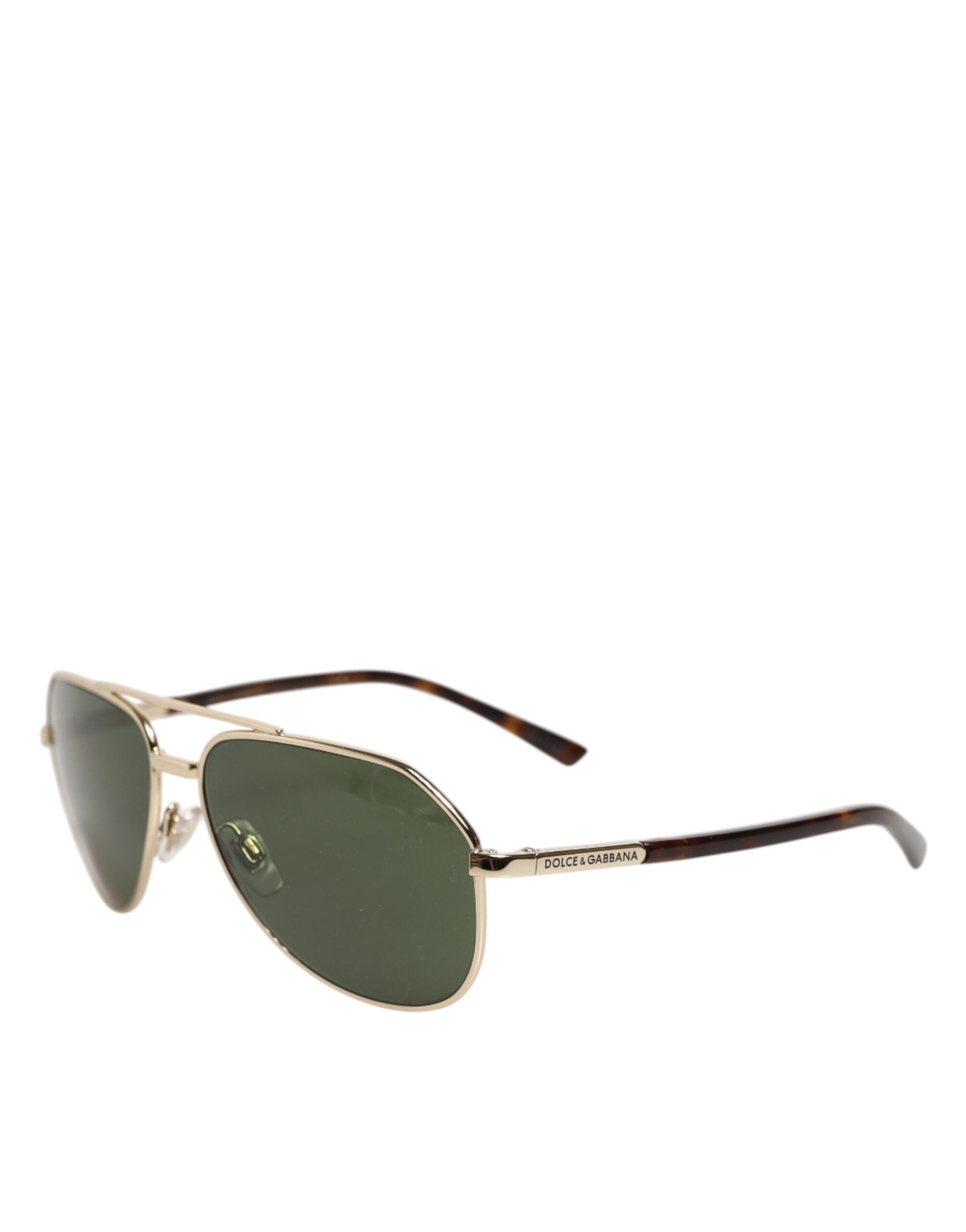Dolce & Gabbana DG2125 Silver Frame Aviator Shades Eyewear Sunglasses Women's Children