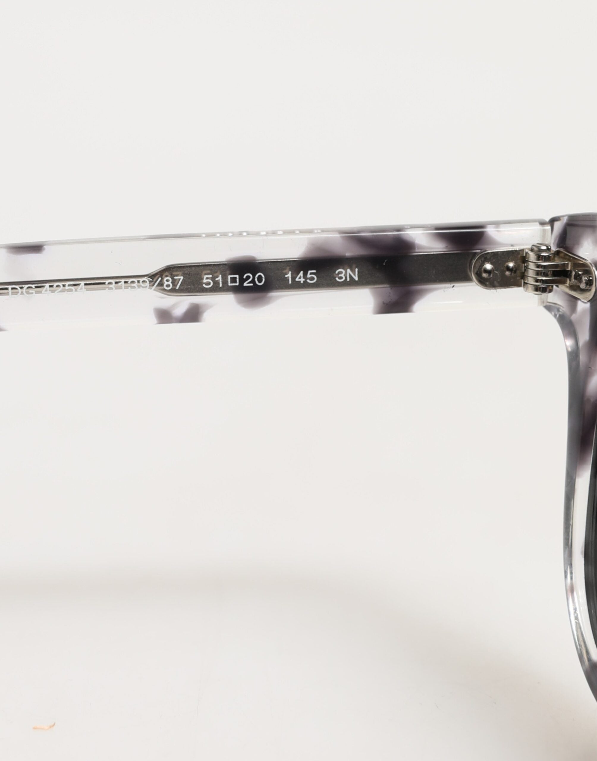 Dolce & Gabbana DG4254 Havana Clear Black Tinted Lenses Women's Sunglasses