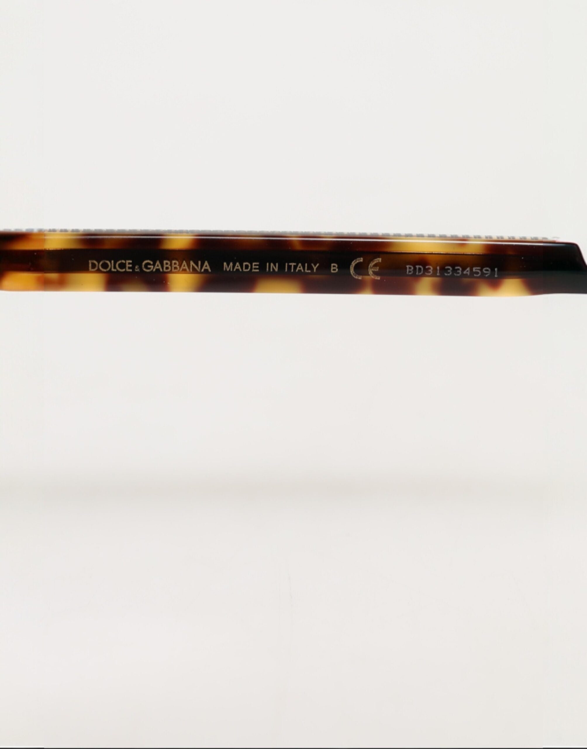 Dolce & Gabbana Dark Brown Tortoise Shell Pilot Frame Women's Sunglasses (Pre-Owned)