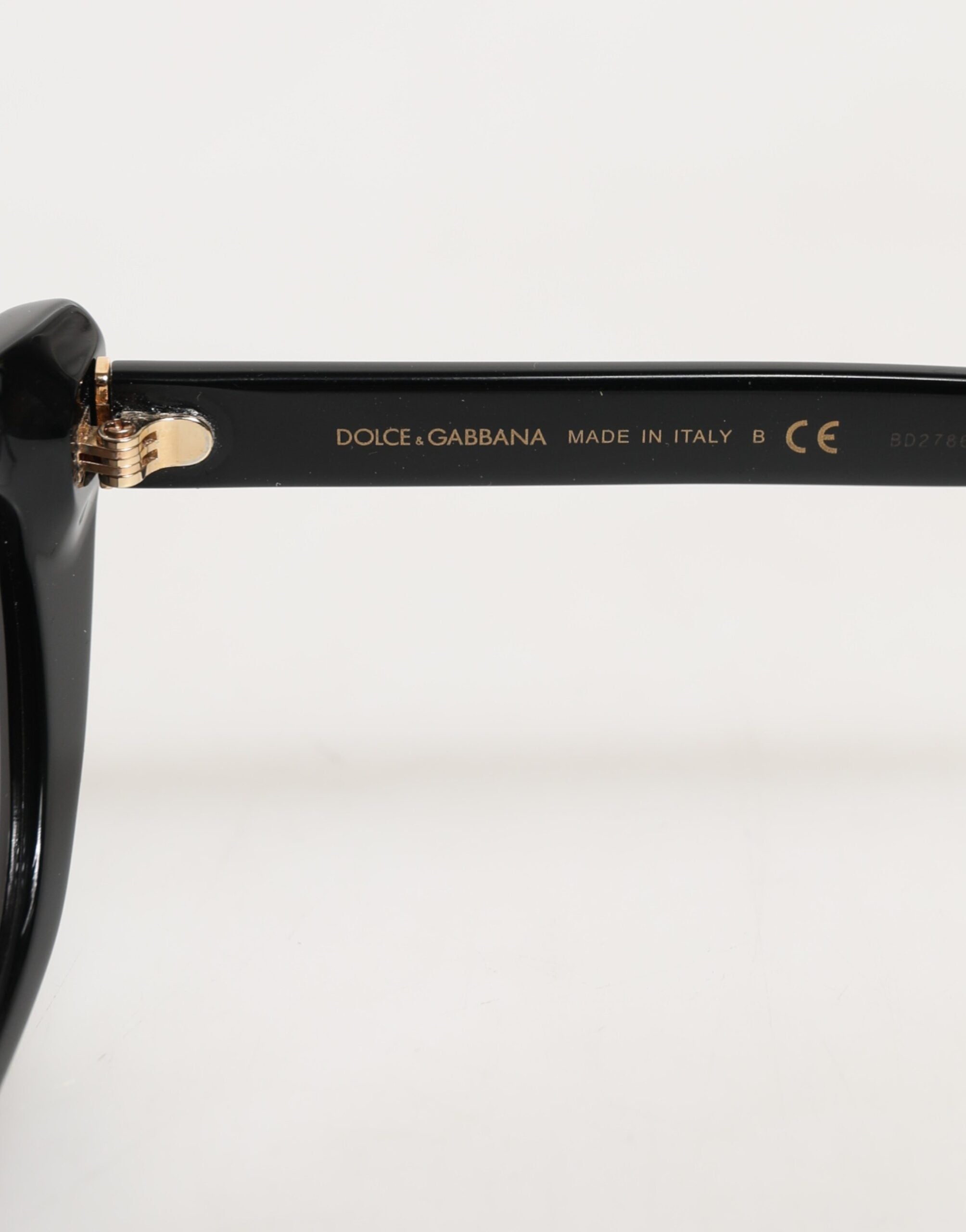 Dolce & Gabbana Black Re-Edition DNA Cat-Eye Frame Women's Sunglasses (Pre-Owned)