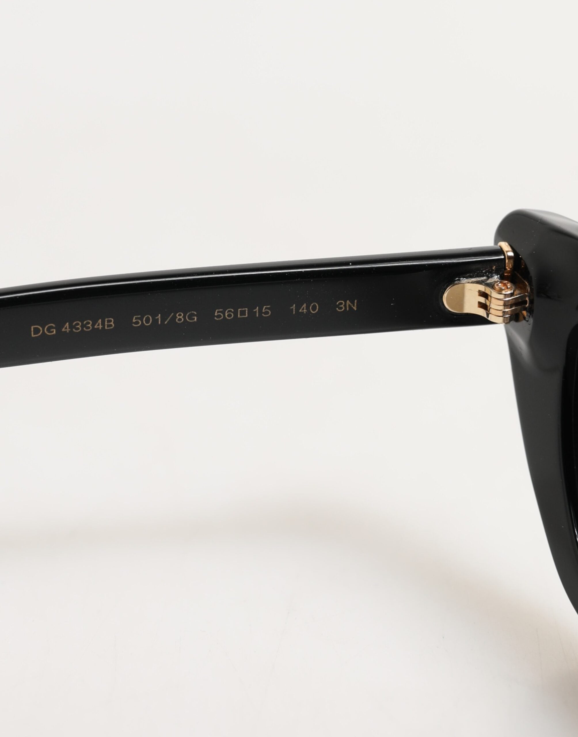 Dolce & Gabbana Black Re-Edition DNA Cat-Eye Frame Women's Sunglasses (Pre-Owned)