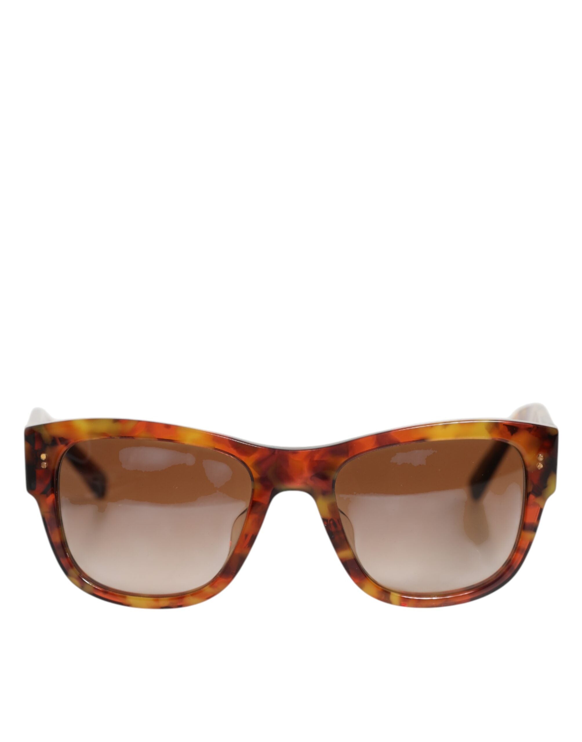 Dolce & Gabbana DG4338F Brown Havana Full Rim Round Lenses Women's Sunglasses