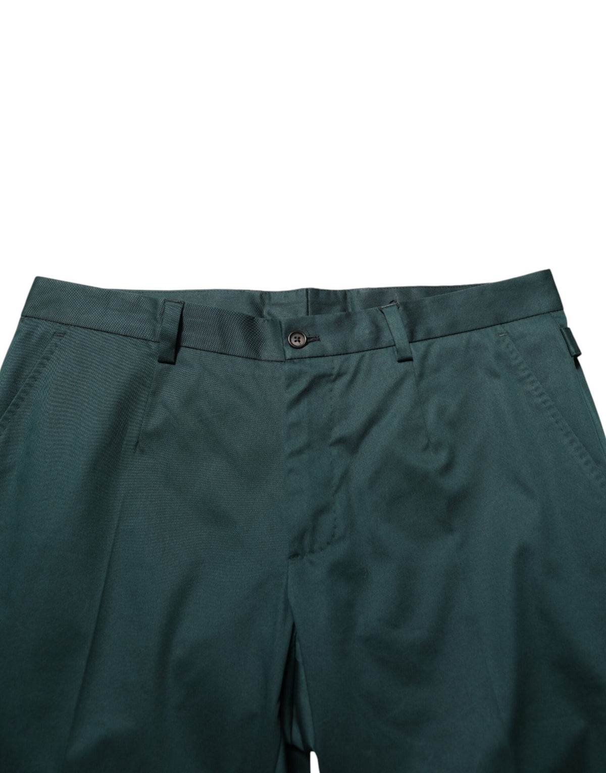 Dolce & Gabbana Green Cotton Formal Dress Men Trouser Men's Pants