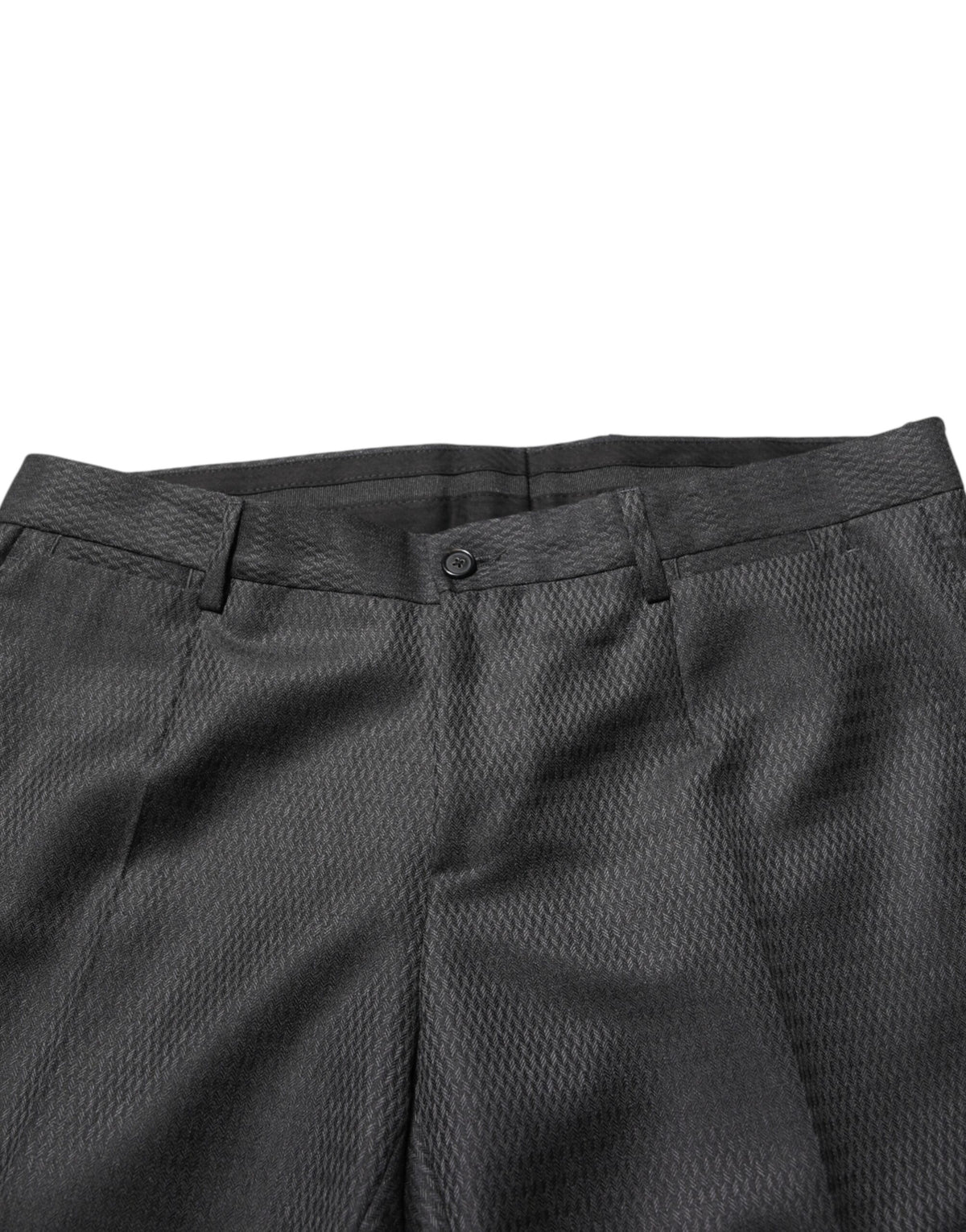 Dolce & Gabbana Black Wool Formal Dress Men Trouser Men's Pants
