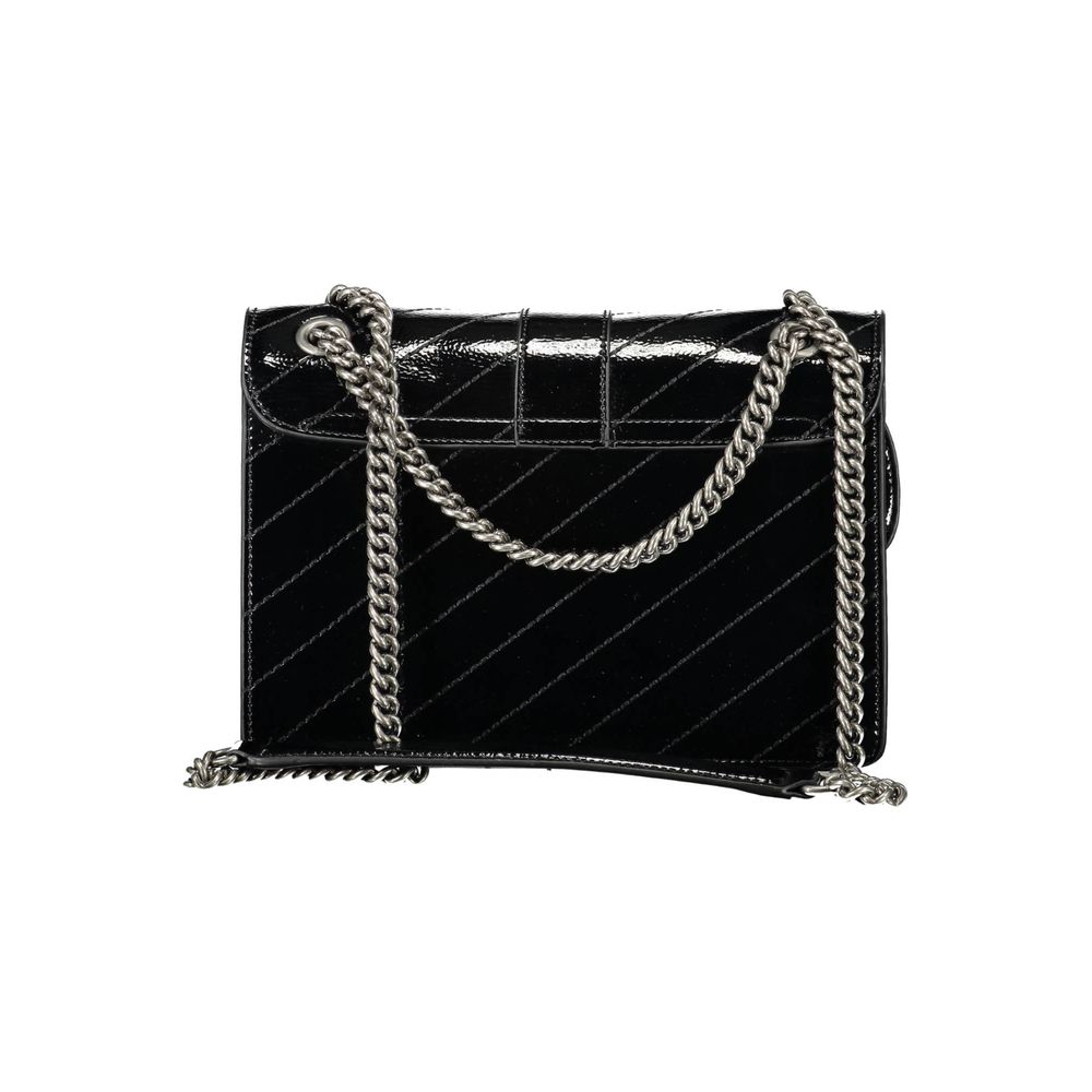 Gaelle Paris Black Polyurethane Women's Women's Bag