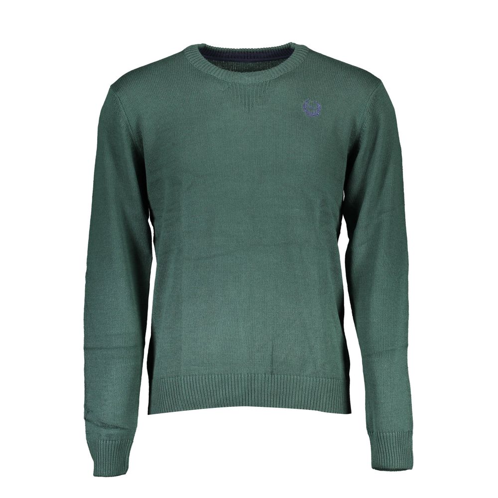 Gianmarco Venturi Verde Cotton Men Men's Sweater