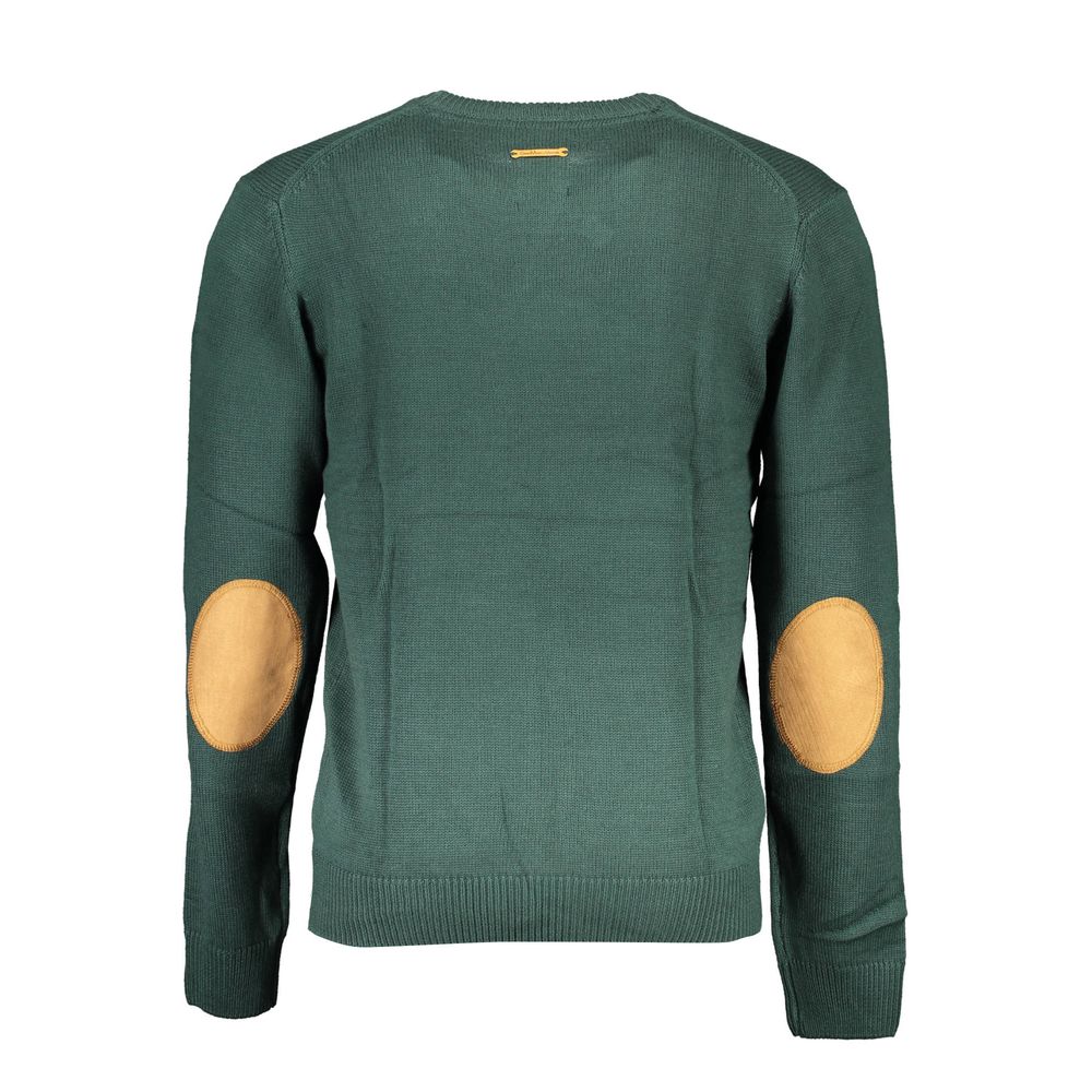 Gianmarco Venturi Verde Cotton Men Men's Sweater