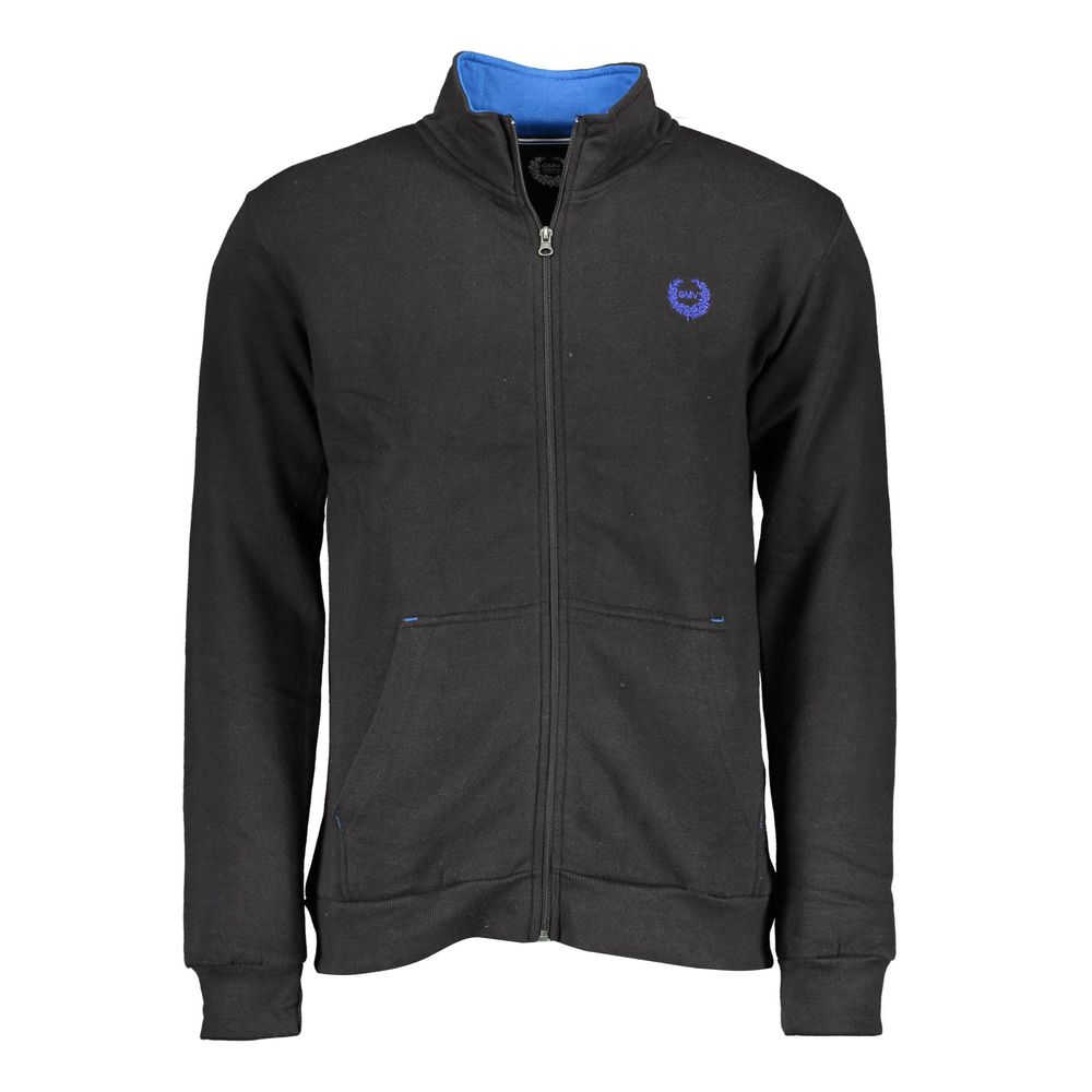 Gianmarco Venturi Black Polyester Men's Men's Sweatshirt