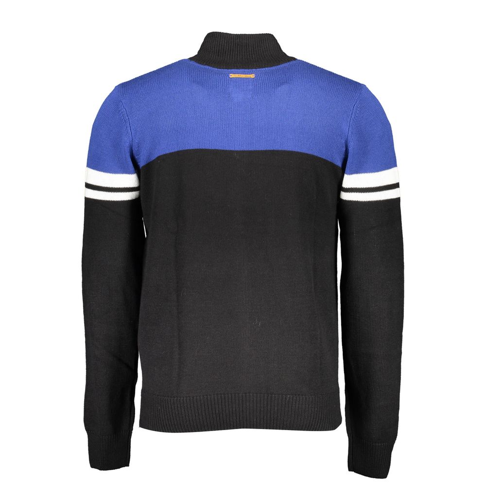Gianmarco Venturi Black Cotton Men Men's Cardigan
