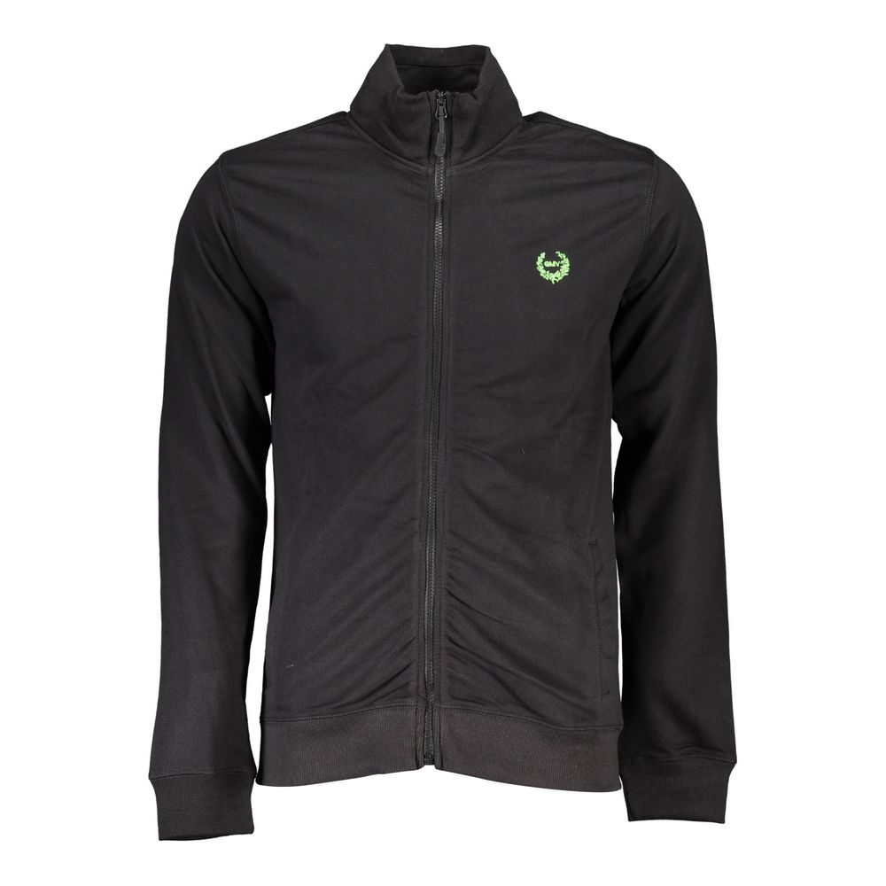Gianmarco Venturi Black Cotton Men's Men's Sweatshirt