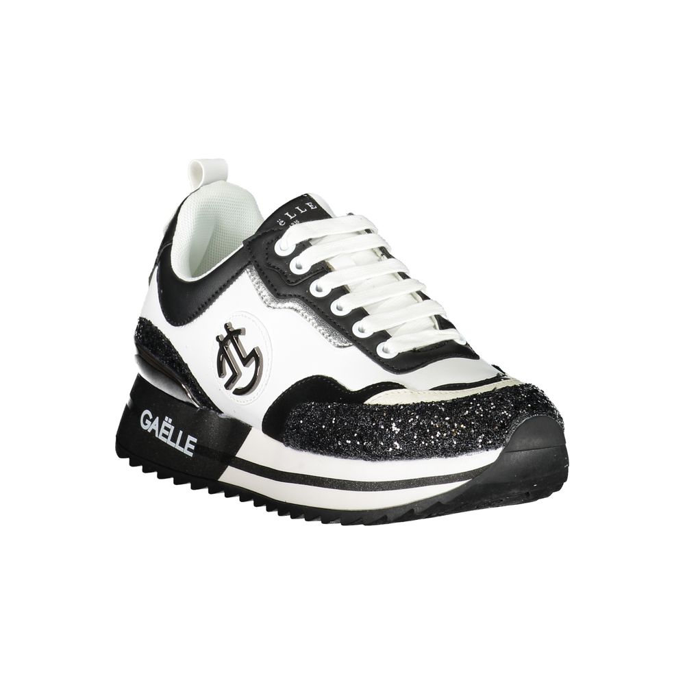 Gaelle Paris Black Polyurethane Women Women's Sneaker