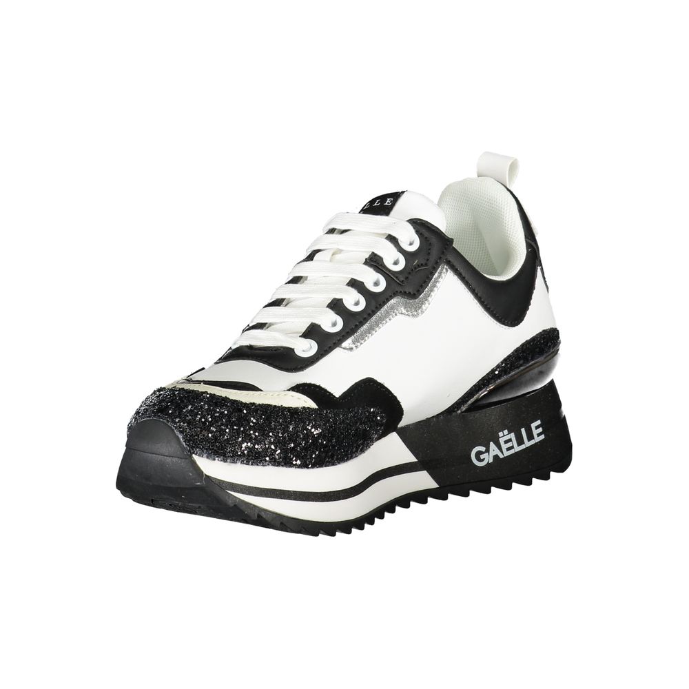 Gaelle Paris Black Polyurethane Women Women's Sneaker
