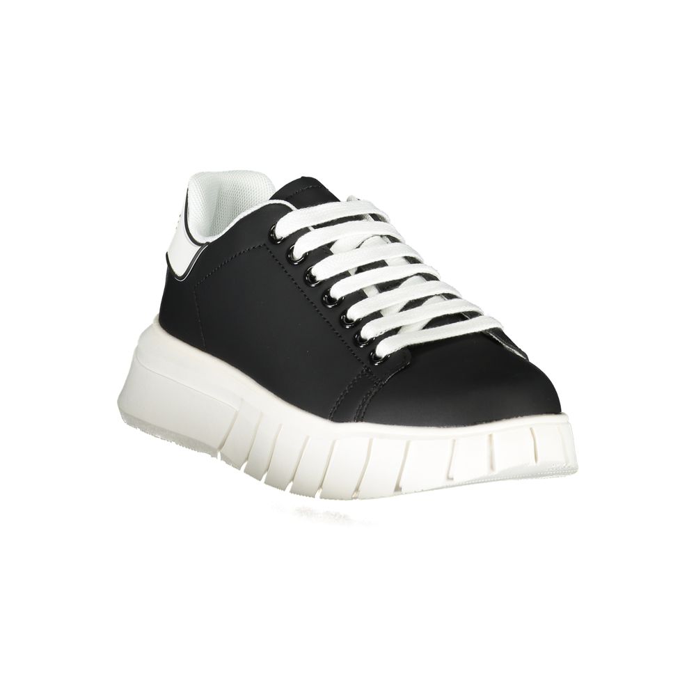 Gaelle Paris Black Polyurethane Men Men's Sneaker