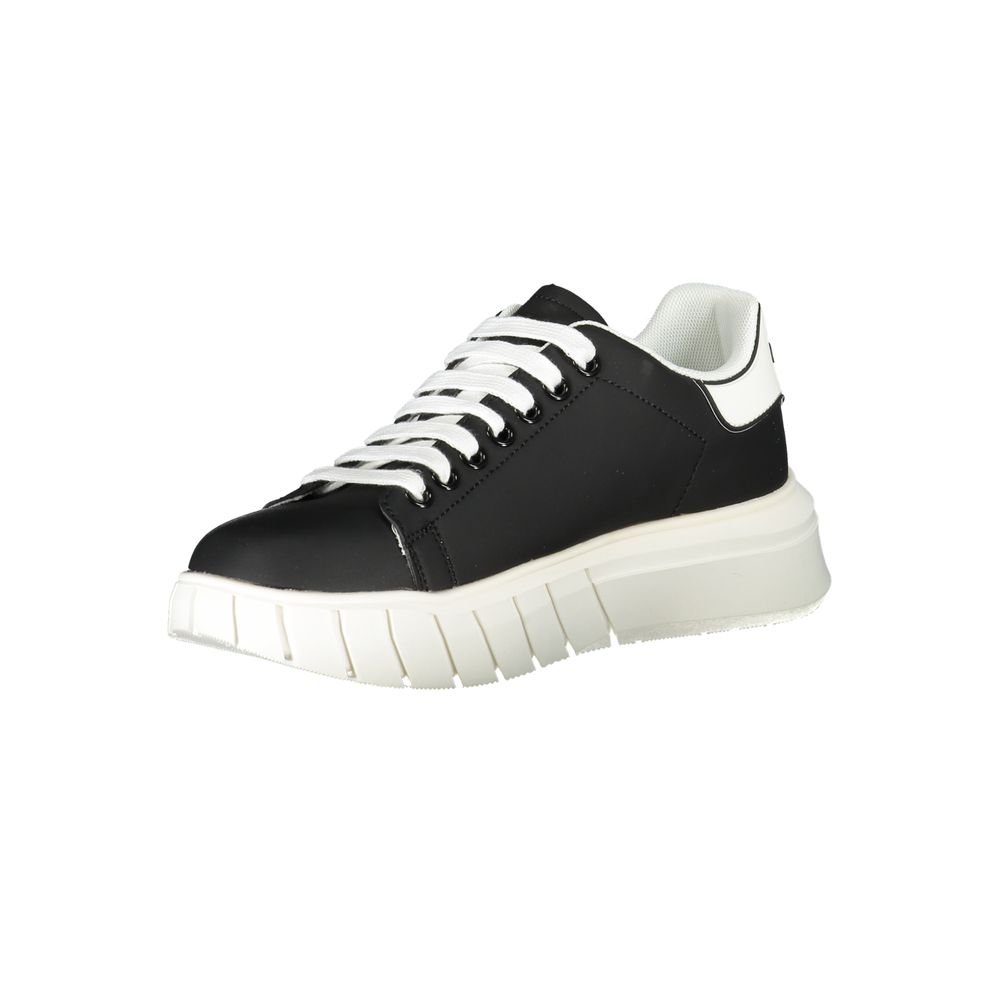 Gaelle Paris Black Polyurethane Men Men's Sneaker