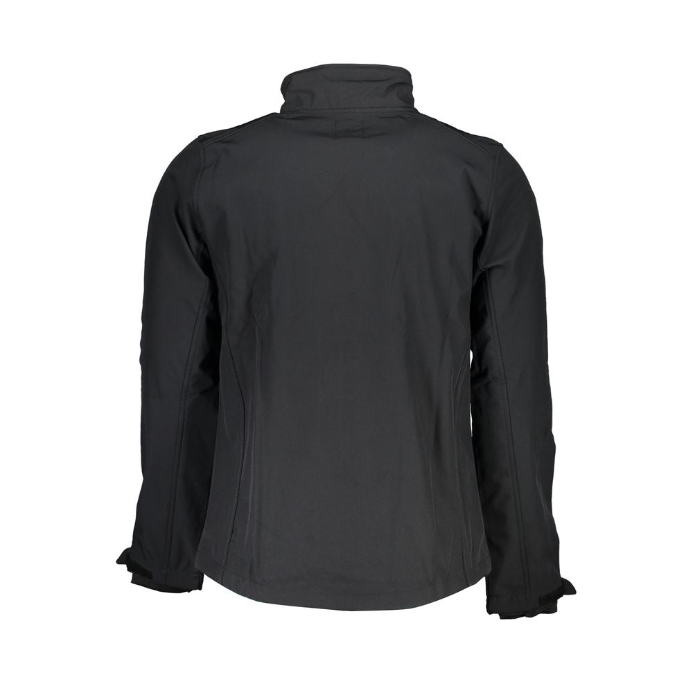 Gianmarco Venturi Black Polyester Men's Men's Jacket