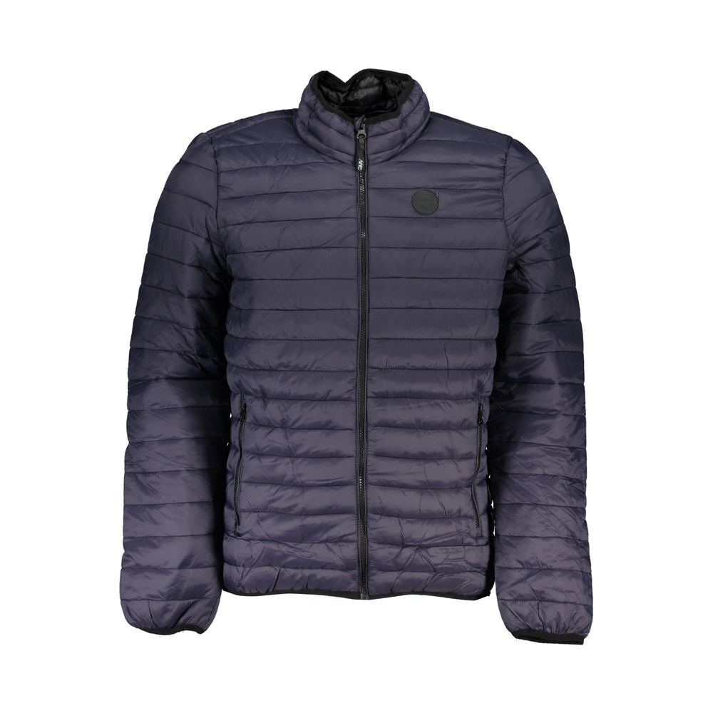 Gianmarco Venturi Blu Poliammide Men's Men's Jacket