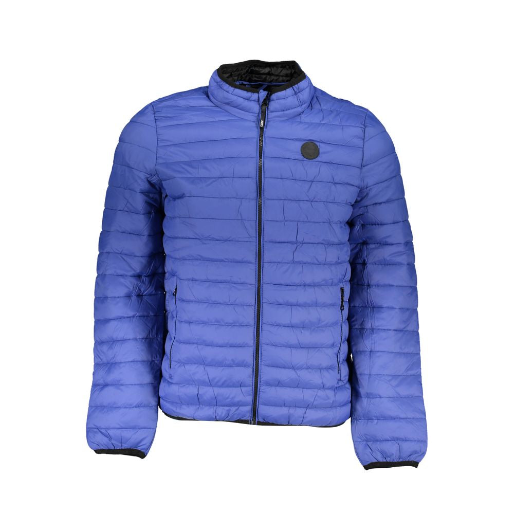 Gianmarco Venturi Blu Poliammide Men's Men's Jacket