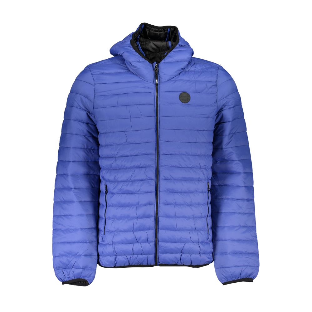Gianmarco Venturi Blu Poliammide Men's Men's Jacket