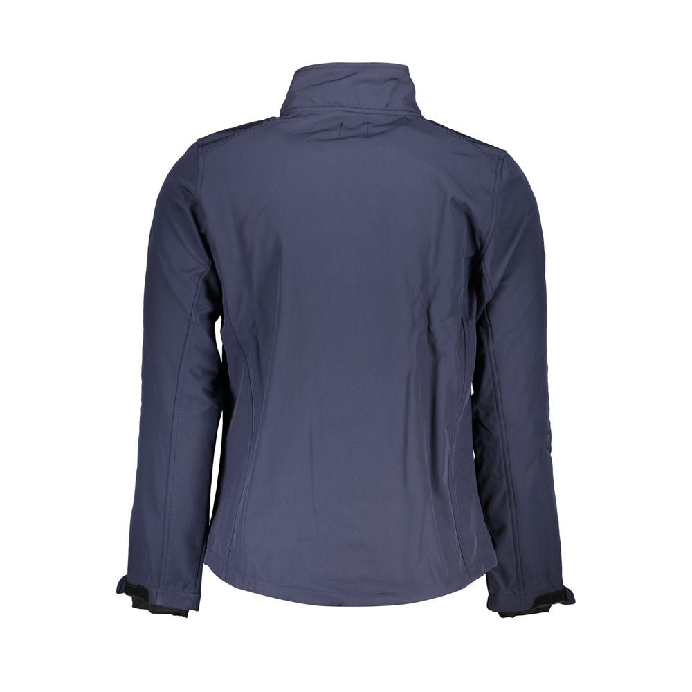Gianmarco Venturi Blu Polyester Men's Men's Jacket