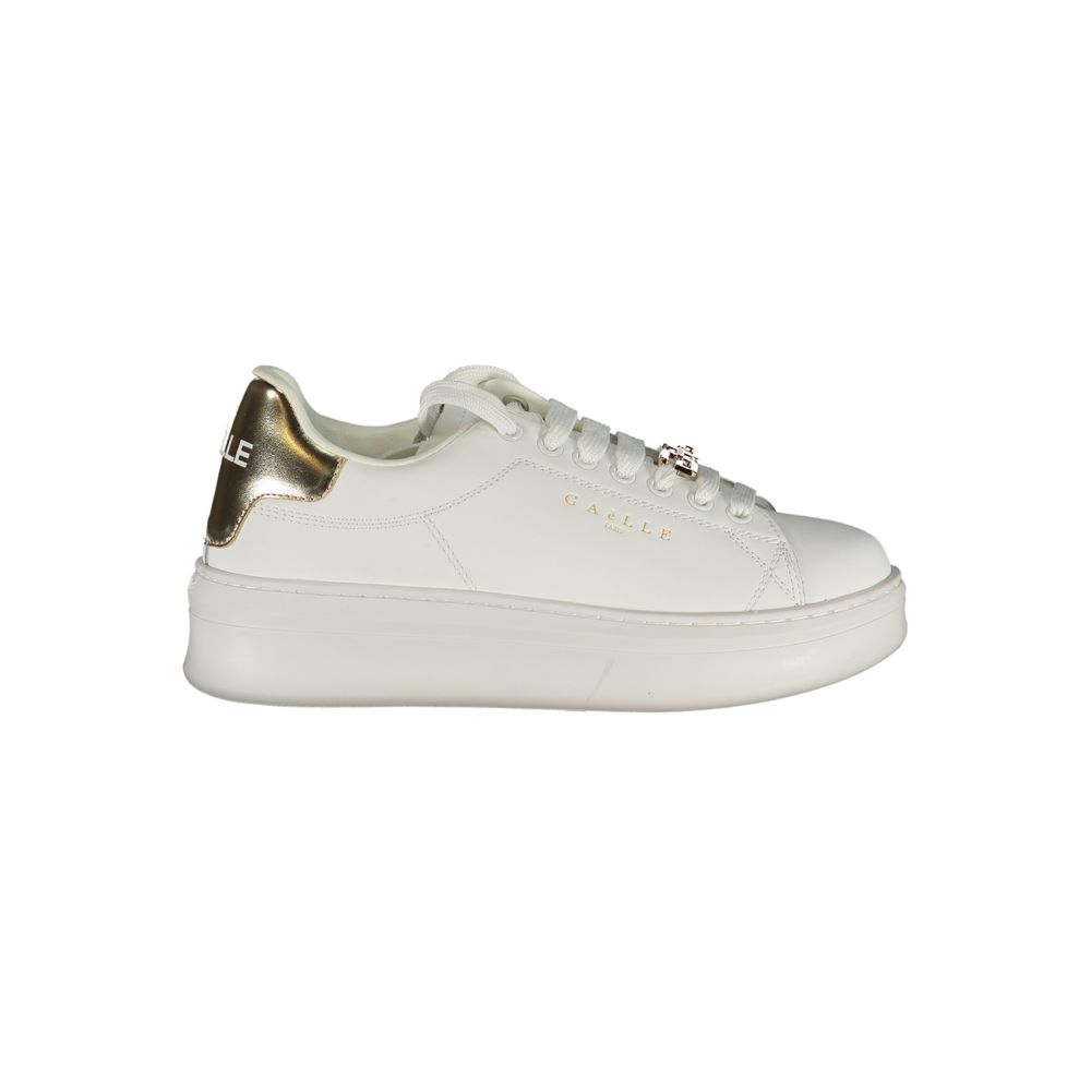 Gaelle Paris Bianco Poliuretano Women Women's Sneaker