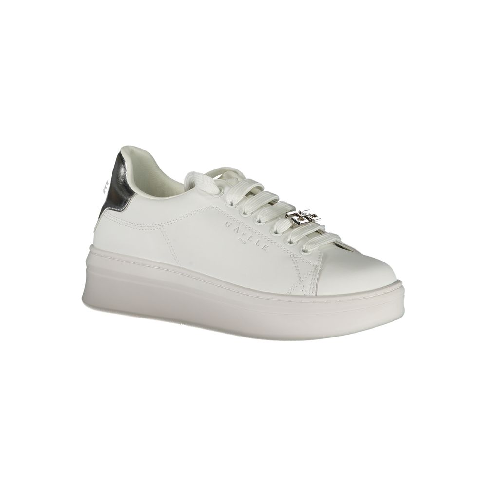Gaelle Paris Bianco Poliuretano Women Women's Sneaker