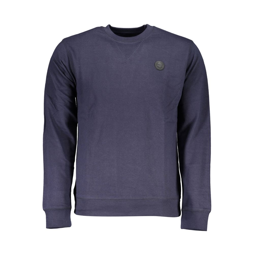 Gianmarco Venturi Blue Cotton Men Men's Sweatshirt