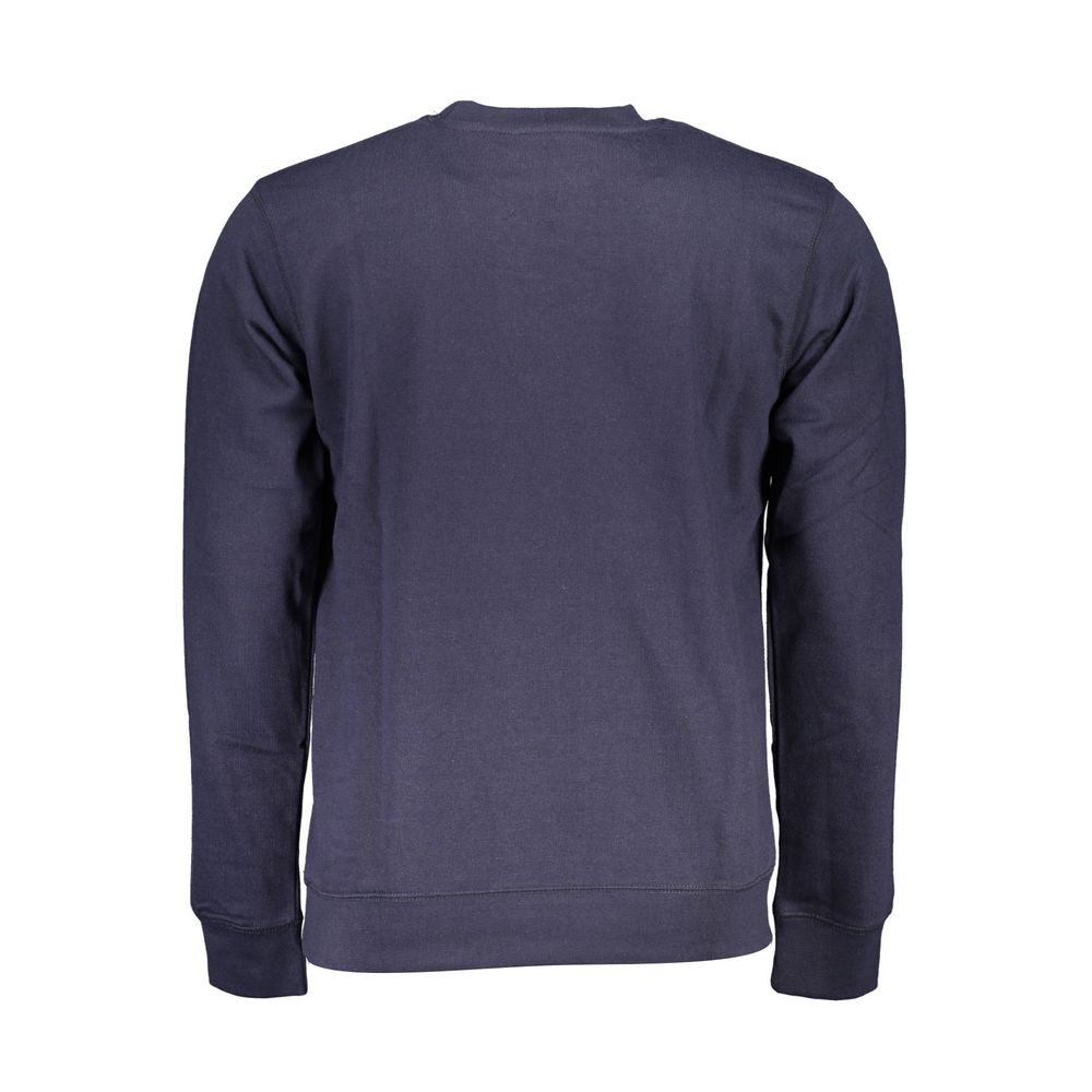 Gianmarco Venturi Blue Cotton Men Men's Sweatshirt