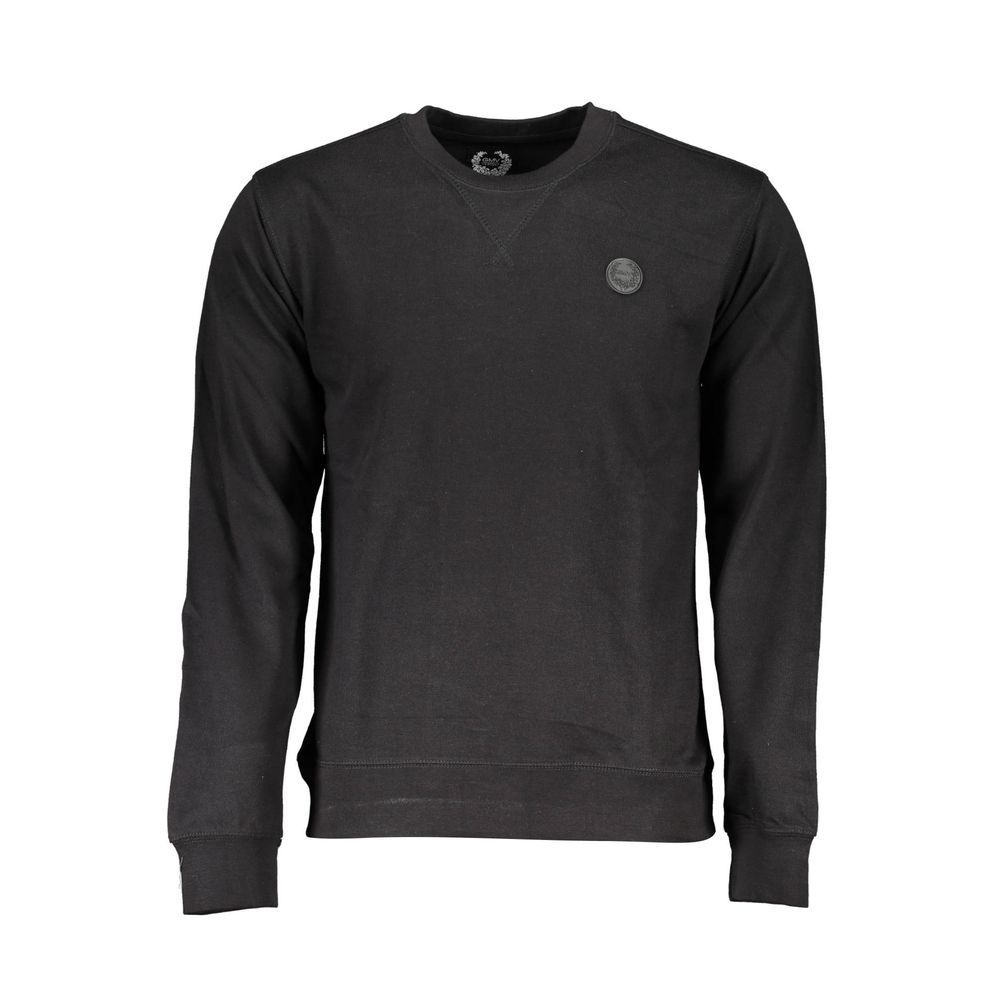 Gianmarco Venturi Black Cotton Men Men's Sweatshirt