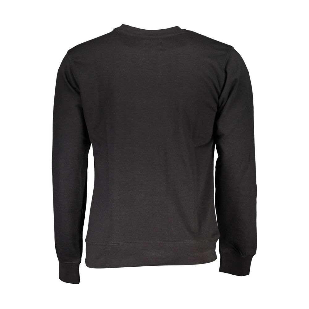 Gianmarco Venturi Black Cotton Men Men's Sweatshirt