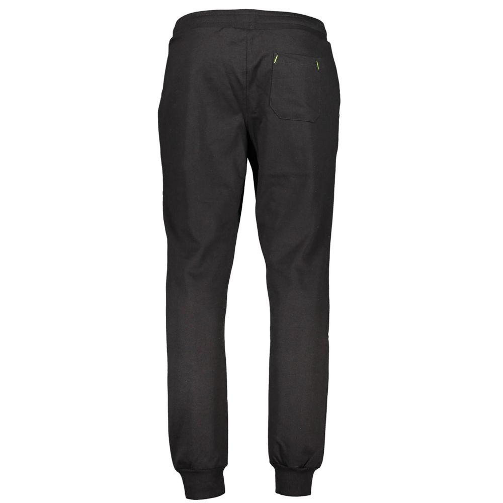 Gianmarco Venturi Black Cotton Men's Track Men's Pant