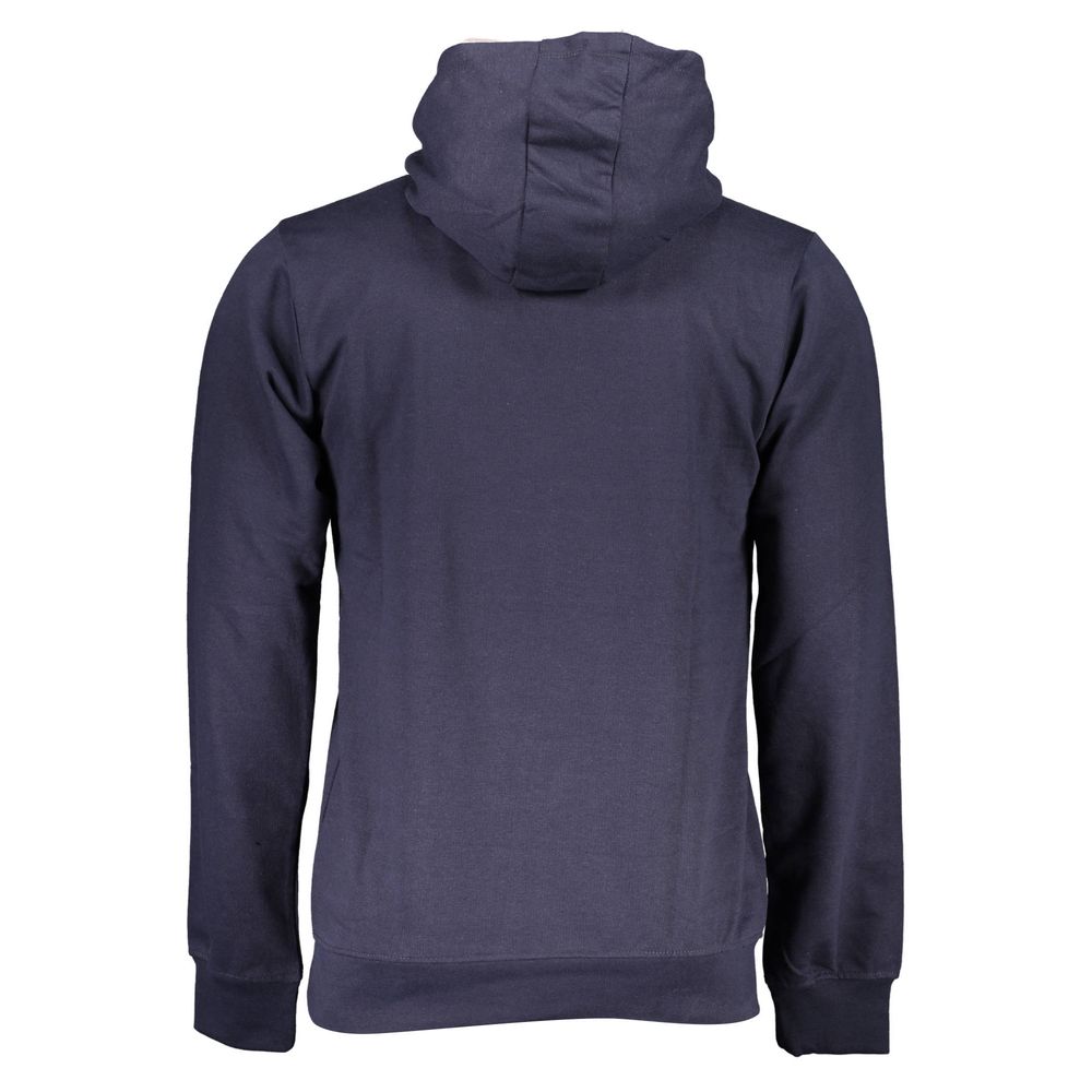 Gianmarco Venturi Blue Cotton Men Men's Hoodie