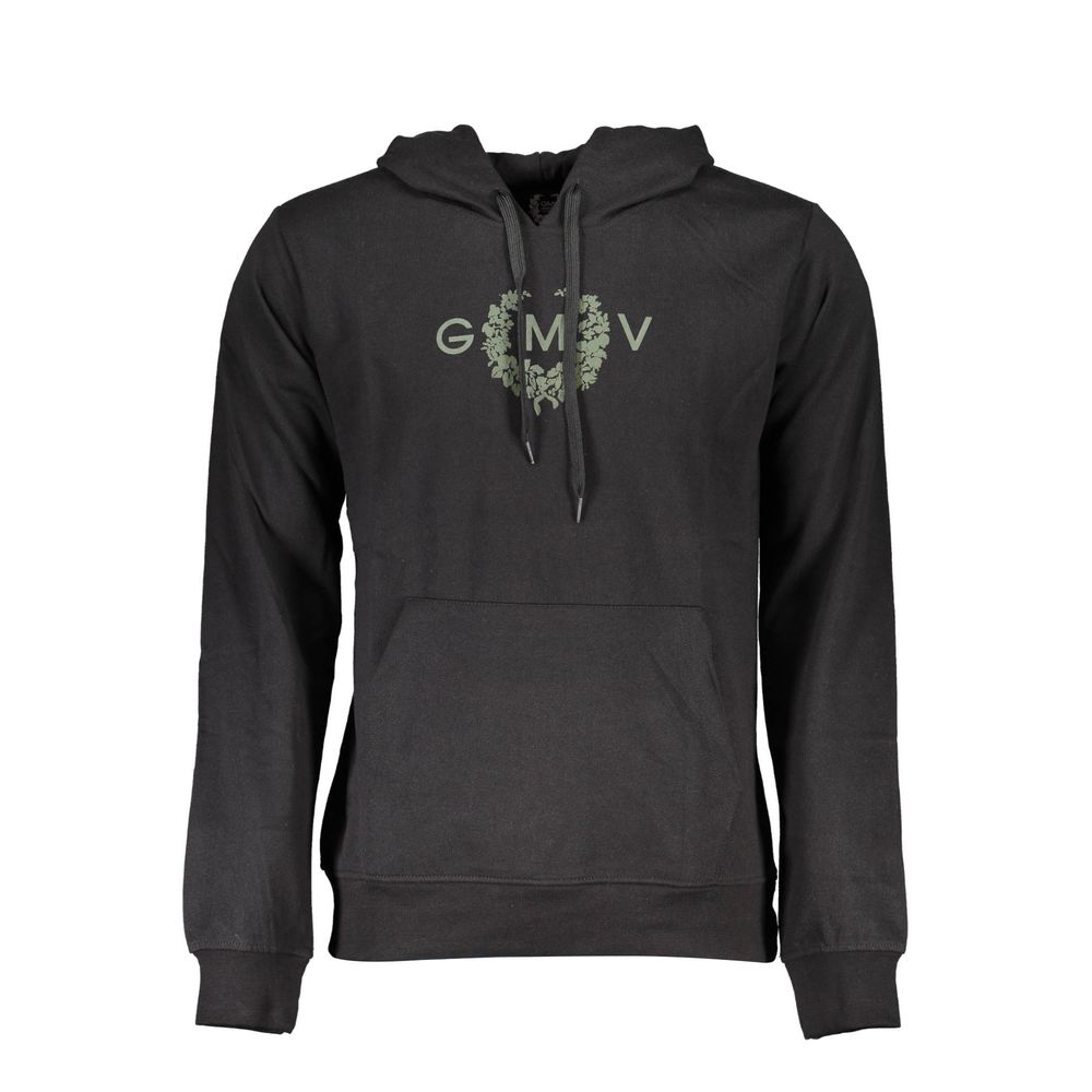 Gianmarco Venturi Nero Cotton Men Men's Sweatshirt