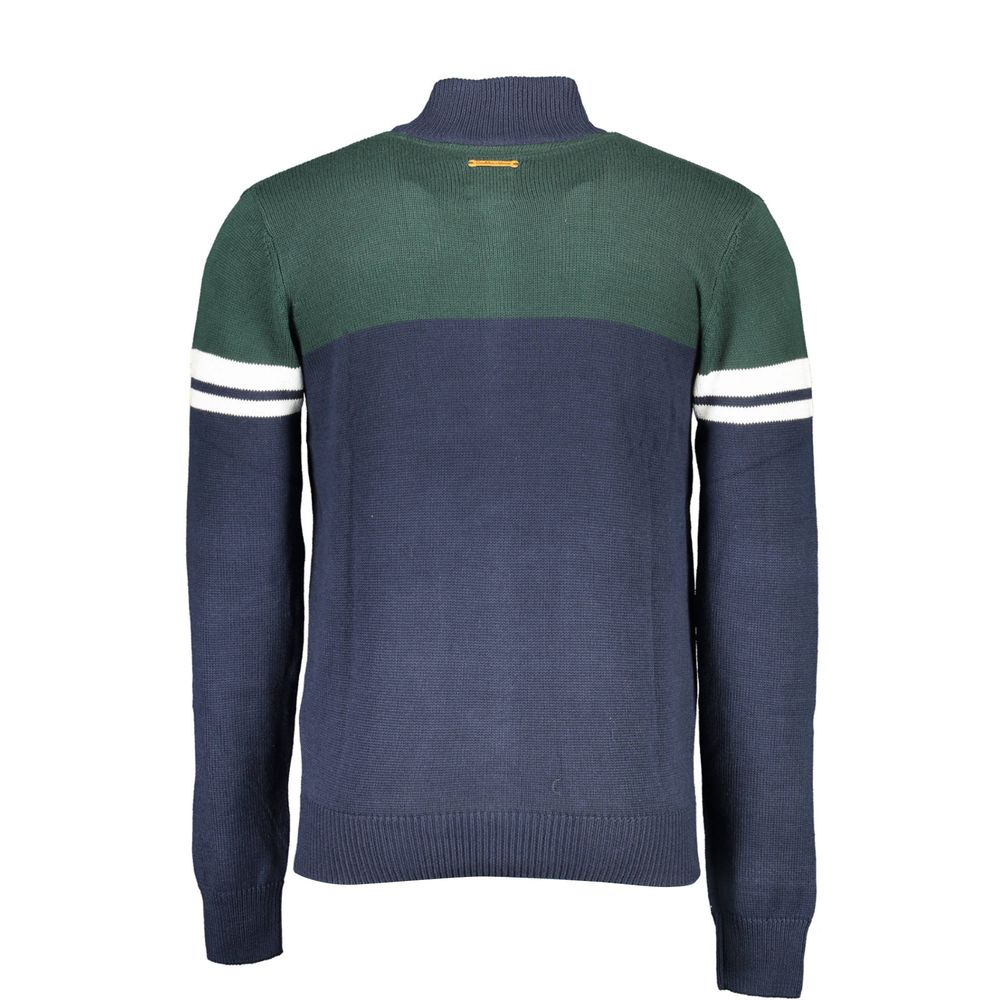 Gianmarco Venturi Blue Cotton Men's Men's Cardigan