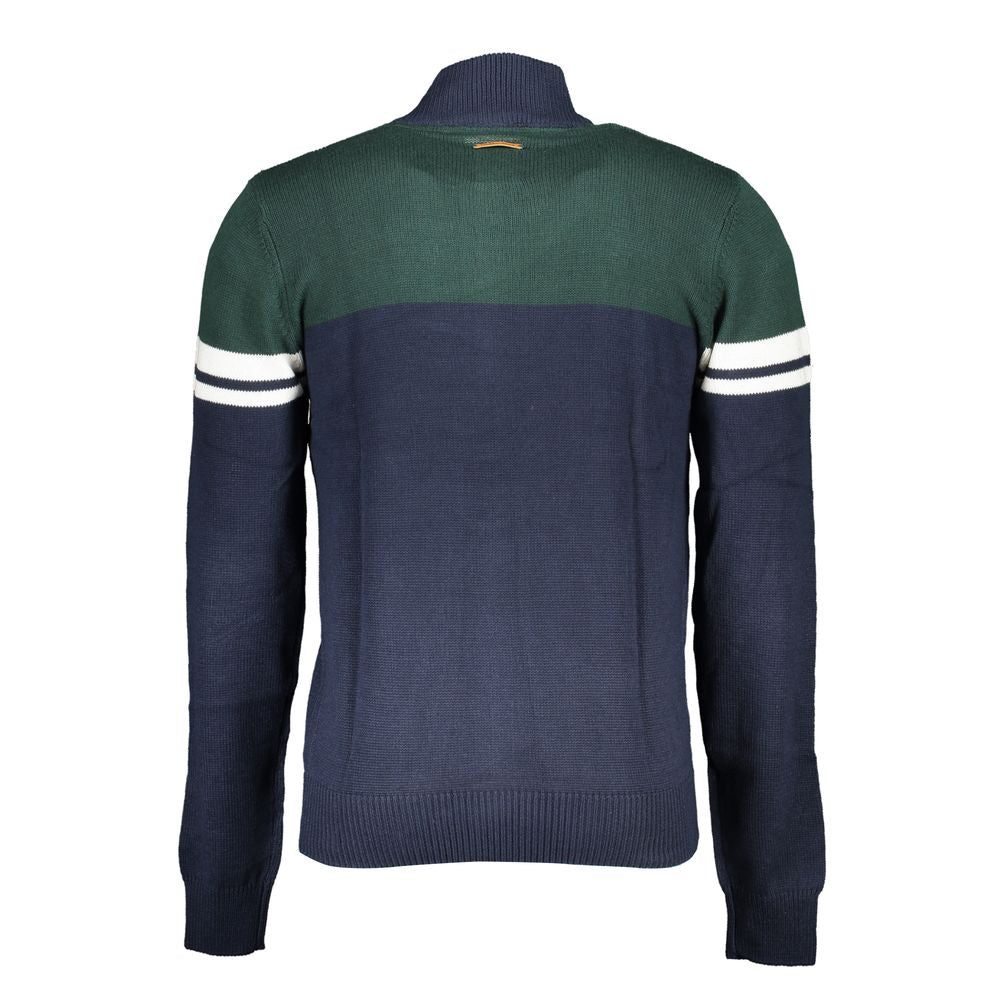 Gianmarco Venturi Blue Cotton Men's Men's Cardigan