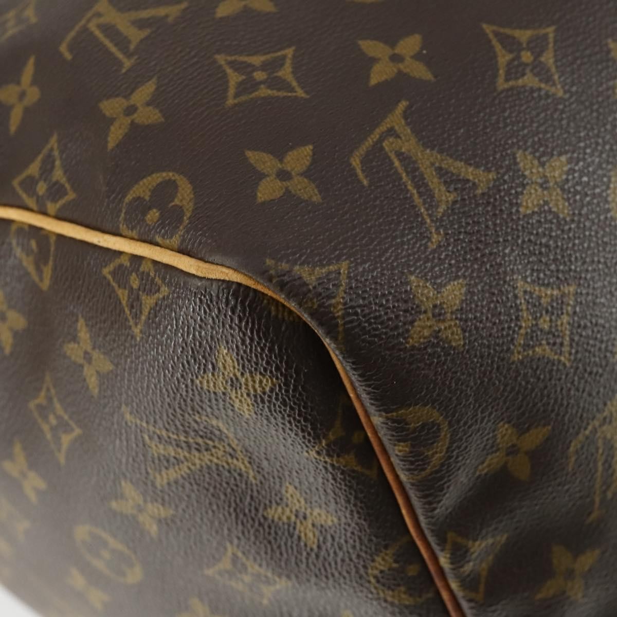 Louis Vuitton Keepall Monogram Canvas Brown Canvas Travel Bag Bag (Pre-Owned)