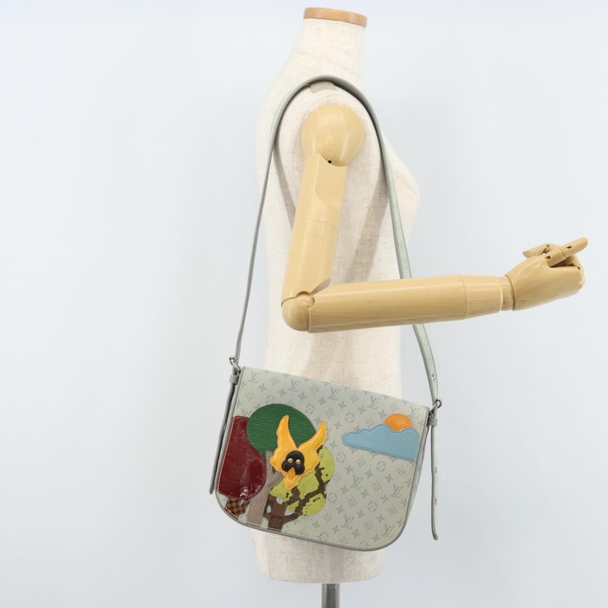 Louis Vuitton Conte De Fees Musette Monogram Patchwork Gray Canvas Shoulder Bag Bag (Pre-Owned)