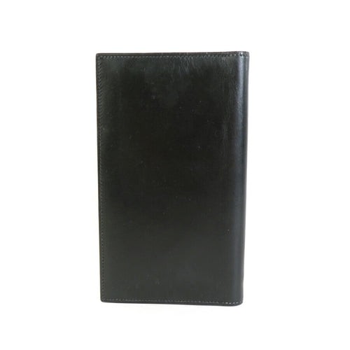 Hermès -- Black Leather Wallet  (Pre-Owned)