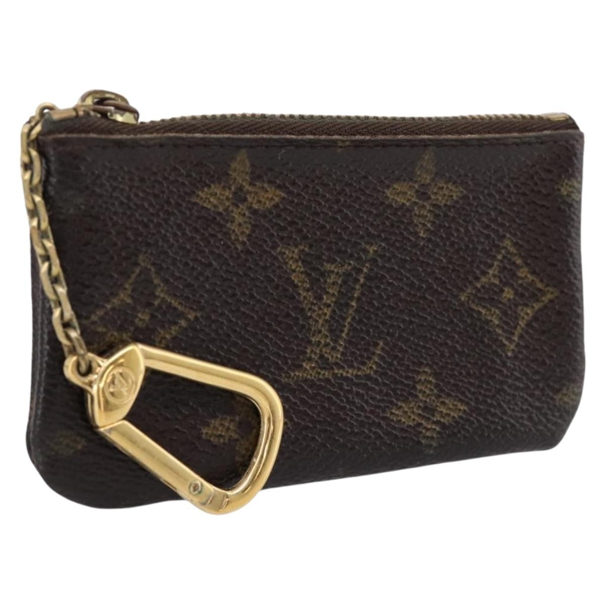 Louis Vuitton Pochette Clés Nm Canvas Brown Canvas Wallets Accessory (Pre-Owned)