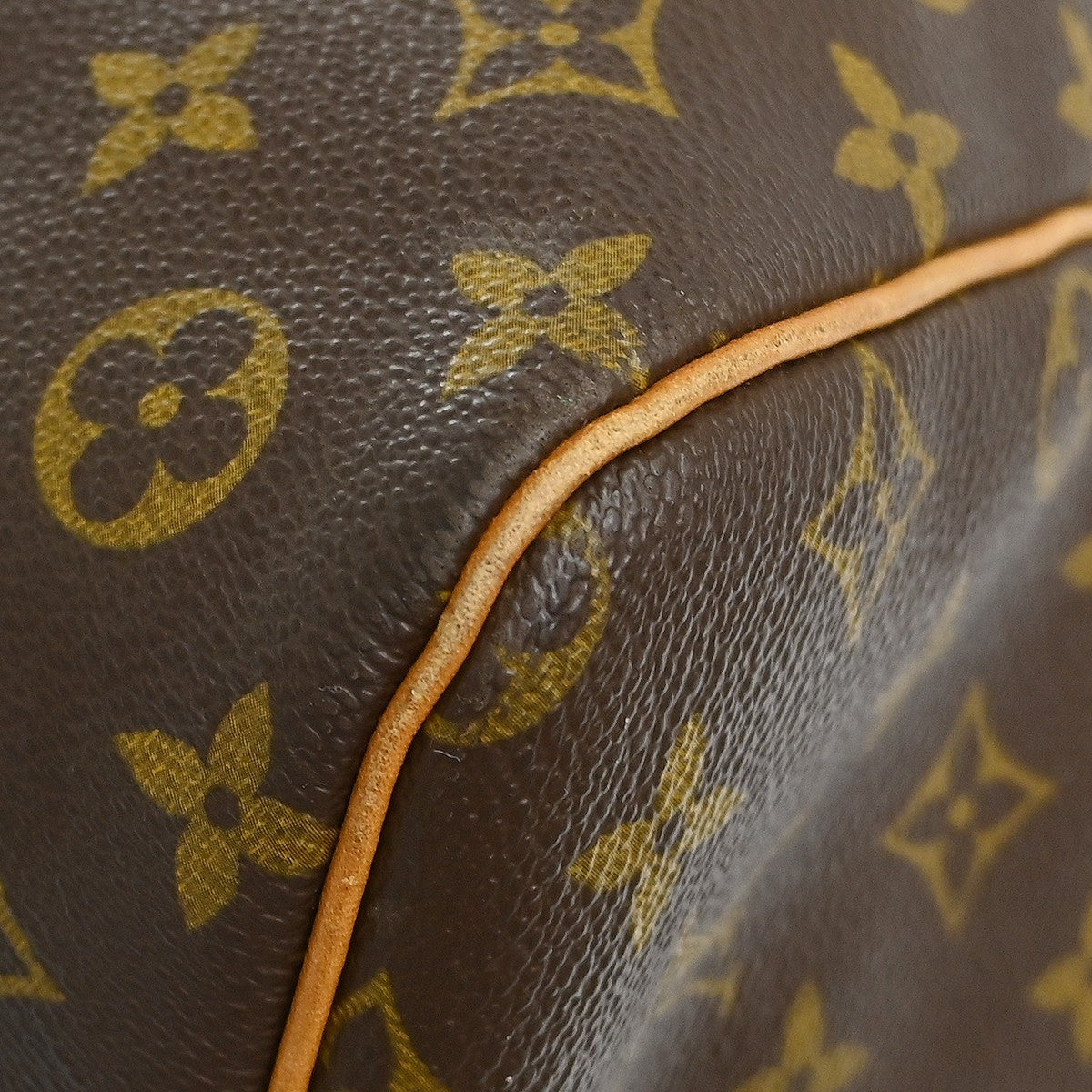 Louis Vuitton Keepall Monogram Brown Canvas Travel Bag Bag (Pre-Owned)