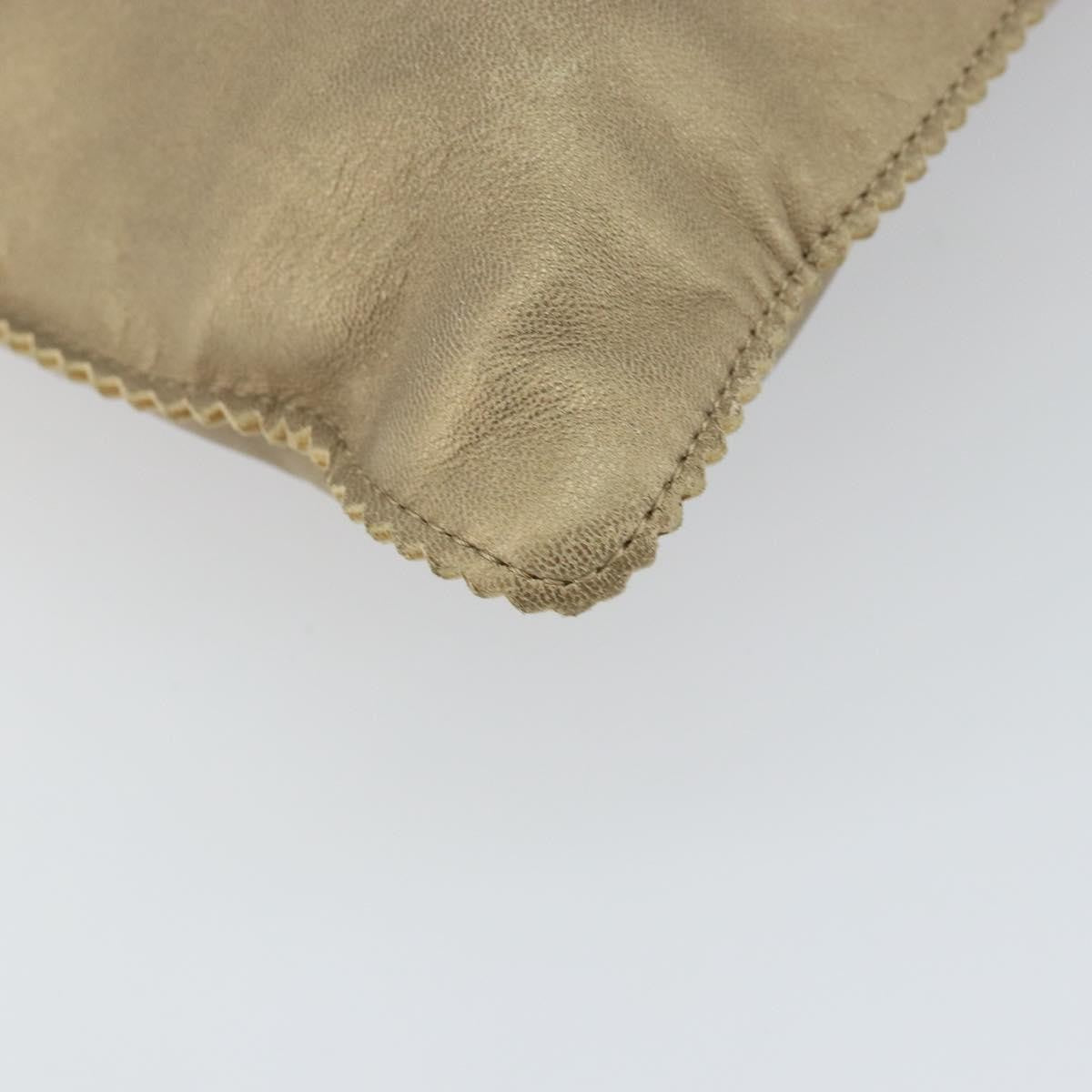 Loewe Anagram Tote Leather Gold Leather Tote Bag Bag (Pre-Owned)