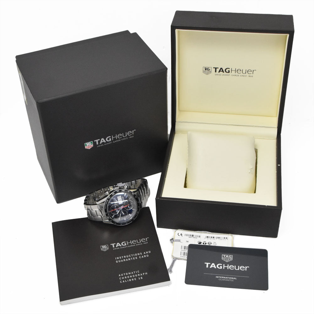 Tag Heuer Carrera Caliber 16 Chronograph Date Automatic Stainless Steel With Ceramic Watch (Pre-Owned)