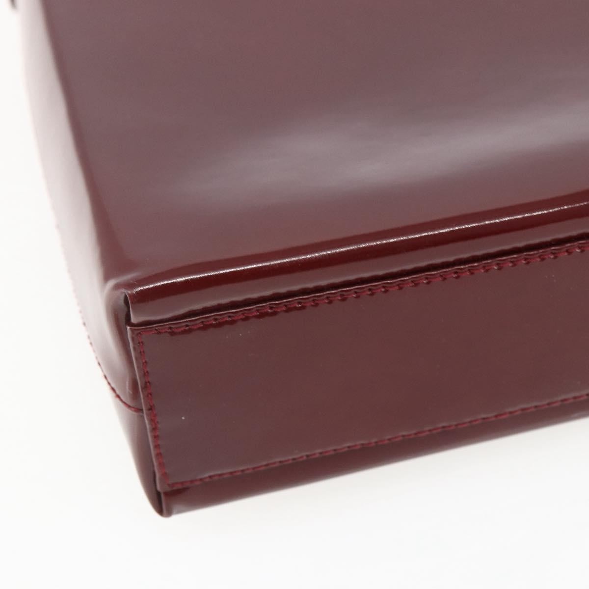 Salvatore Ferragamo Vala Patent Leather Red Patent_Leather Shoulder Bag Bag (Pre-Owned)