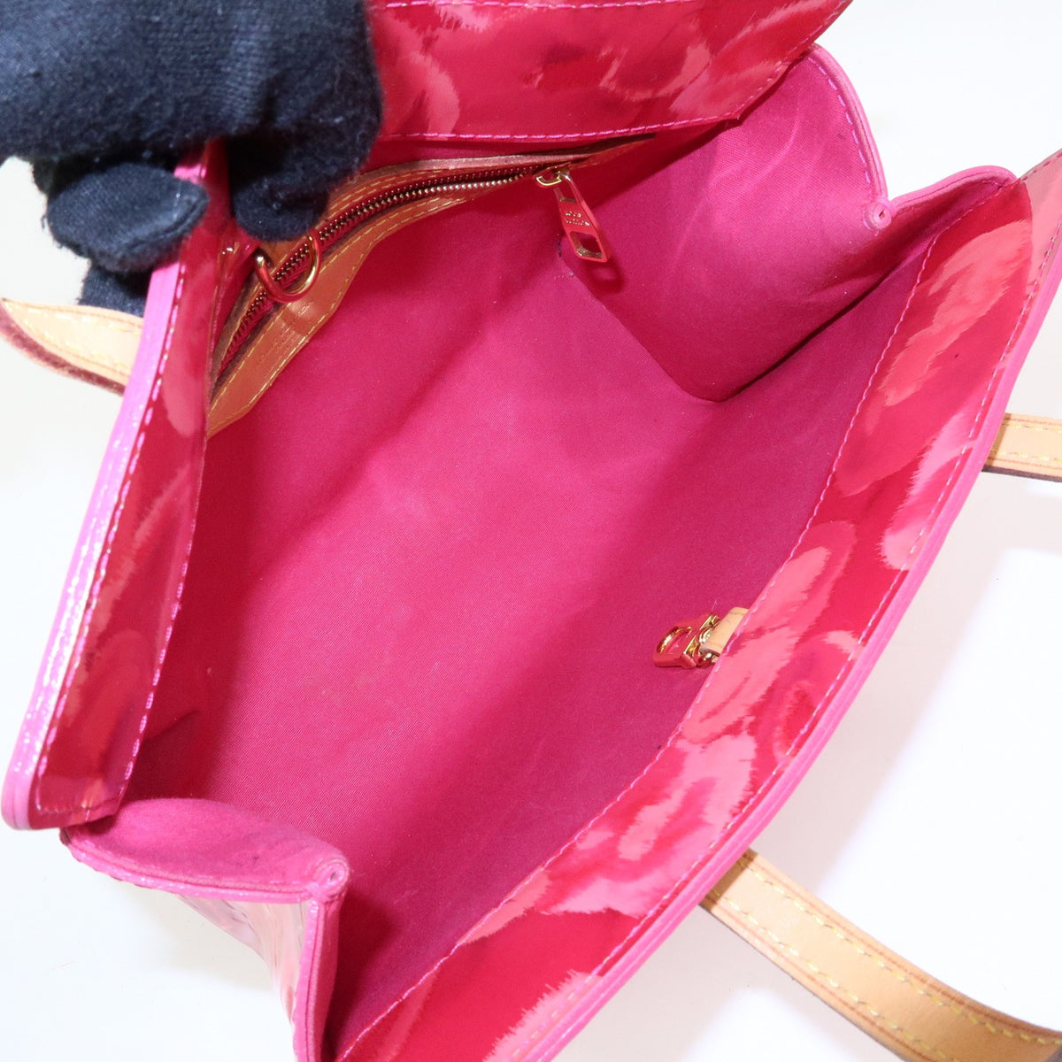 Louis Vuitton Catalina Limited Edition Monogram Vernis Ikat Pink Leather Handbag (Pre-Owned)