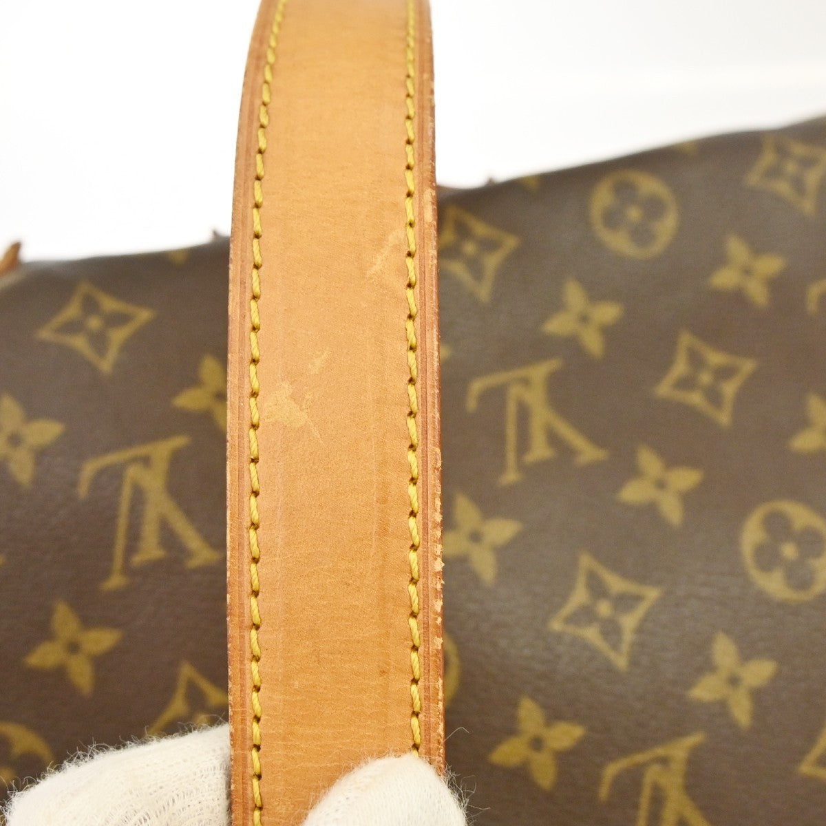 Louis Vuitton Saumur Monogram Canvas Brown Canvas Shoulder Bag Bag (Pre-Owned)