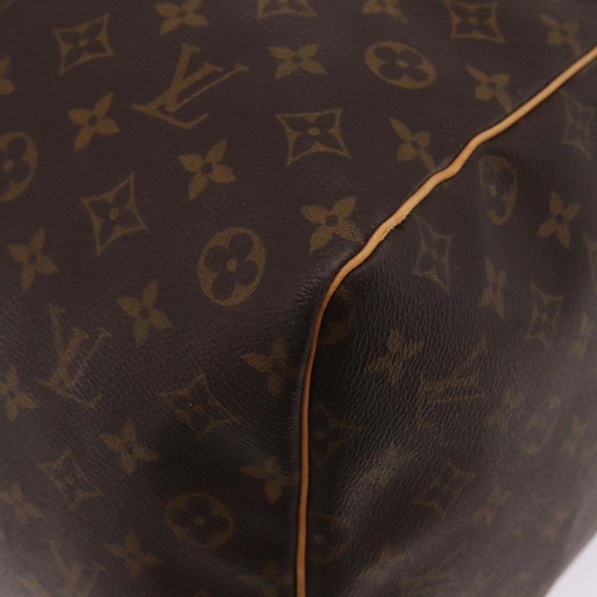 Louis Vuitton Keepall Monogram Canvas Brown Canvas Travel Bag Bag (Pre-Owned)