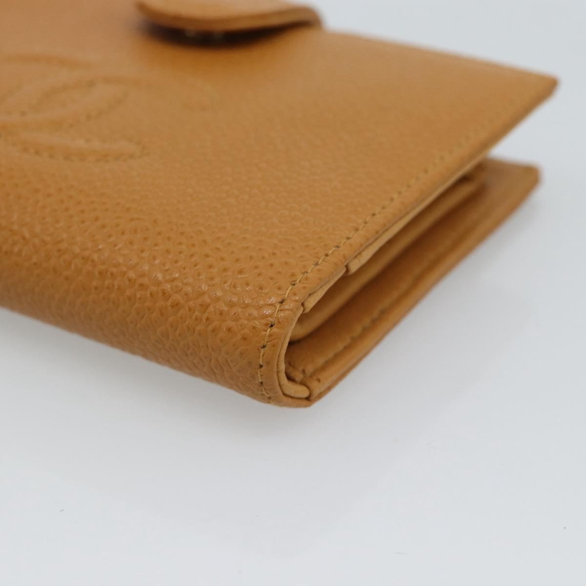 Chanel Timeless Cc French Caviar Brown Leather Wallets Accessory (Pre-Owned)