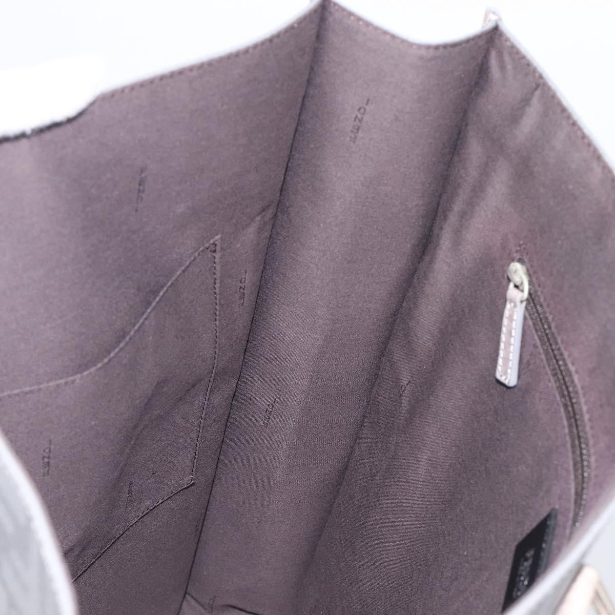 Fendi Open Shopping Zucca Canvas Gray Canvas Tote Bag Bag (Pre-Owned)