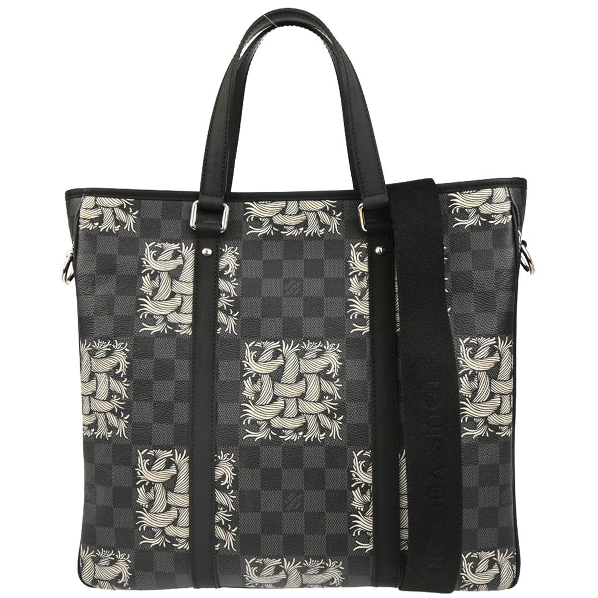 Louis Vuitton Tadao Limited Edition Nemeth Damier Graphite Gray Canvas Tote Bag Bag (Pre-Owned)