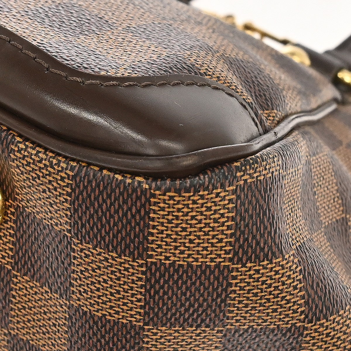 Louis Vuitton Verona Damier Ebene Brown Canvas Tote Bag Bag (Pre-Owned)